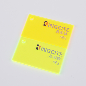 Fluorescent 5mm Transparent Acrylic Sheet Protection