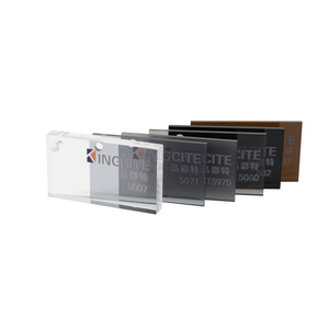Gray Frosted Transparent Acrylic Sheet Decoration