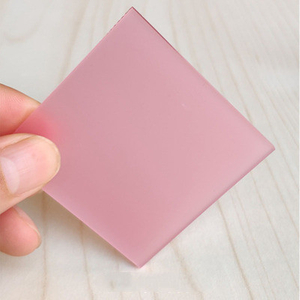 Decoration Building Materials Pink Frosted Acrylic Sheet
