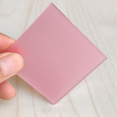 Decoration Building Materials Pink Frosted Acrylic Sheet